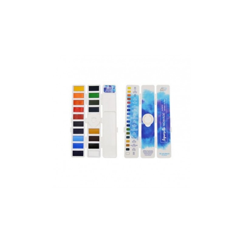 ART & GO Aquarelle Nomade - 18 couleurs