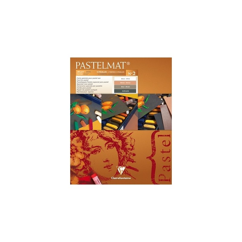 Bloc Pastelmat n°2 12F 360g