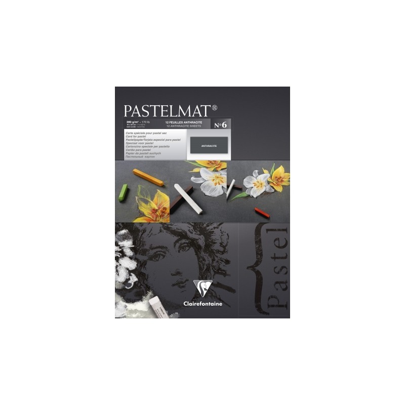 Bloc Pastelmat n°6 12F Anthracite 360g