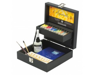 Coffret noir Aquarelle...