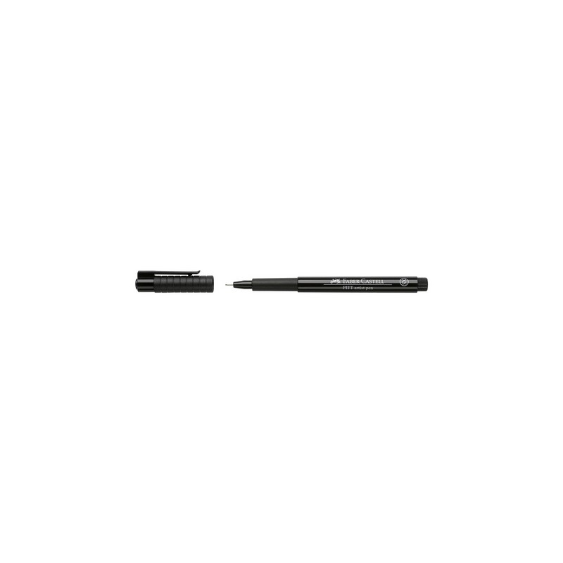 Feutre Pitt Noir Pointe - XS (0.1mm) Faber Castell