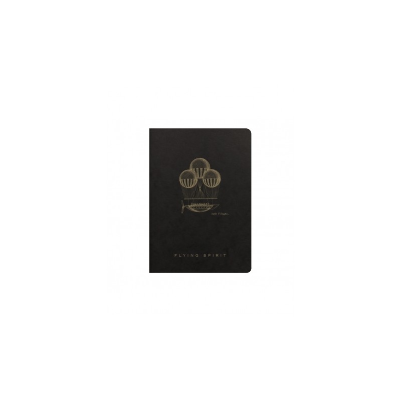 Flying Spirit Carnet Couverture Noire 90g