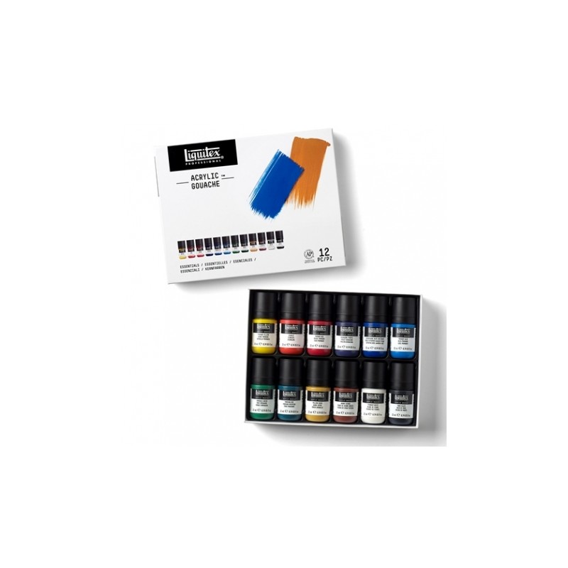 Gouache acrylique Liquitex set 12x22ml