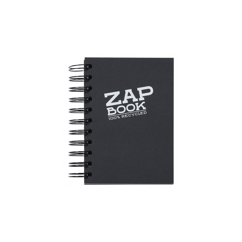 Zap Book Spiralé 160F 80g Noir