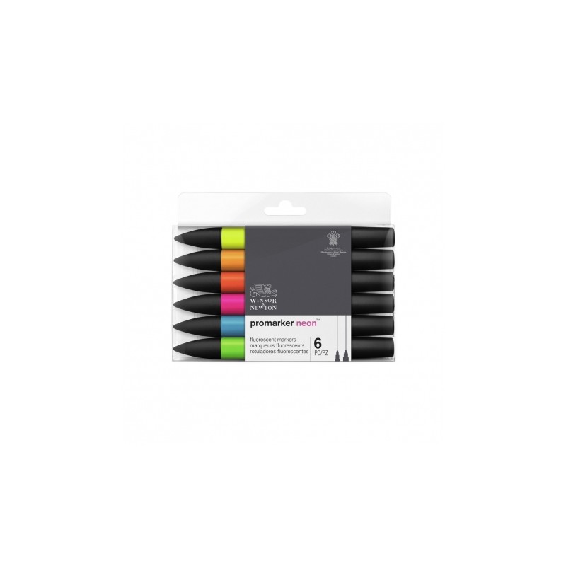 Winsor & newton promarker neon set 6pc